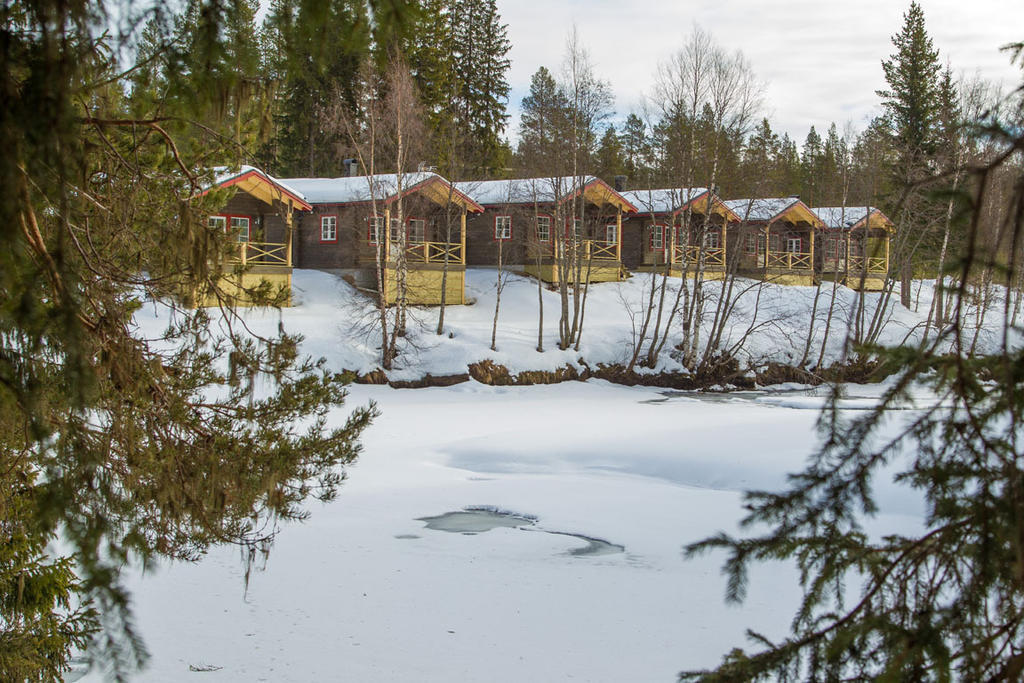 Valkojan Naturby - Timber Cottages 韦达伦 外观 照片