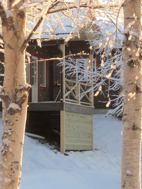 Valkojan Naturby - Timber Cottages 韦达伦 外观 照片